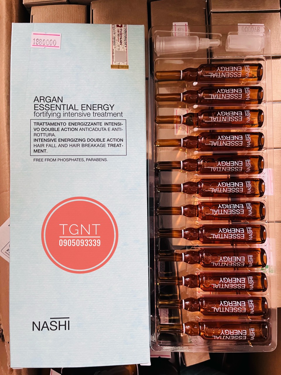 Nashi Argan Essential Energy Fortifying Intensive Treatment 12x6 ml