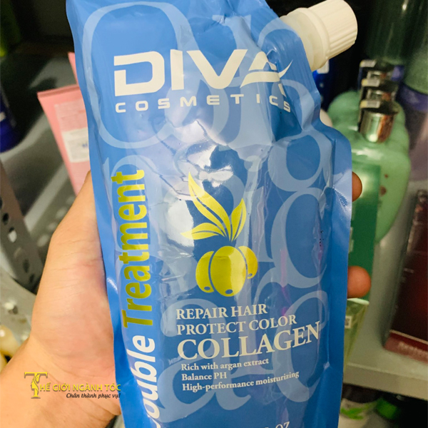 Hấp Dầu Diva Collagen Siêu Mềm Mượt 500ML