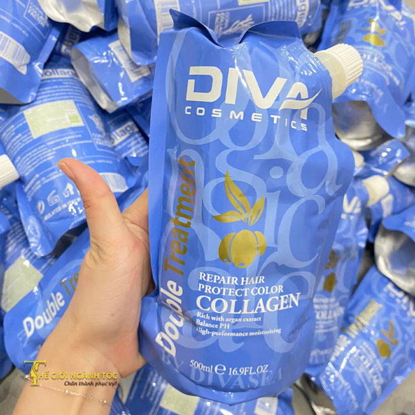 Hấp Dầu Diva Collagen Siêu Mềm Mượt 500ML