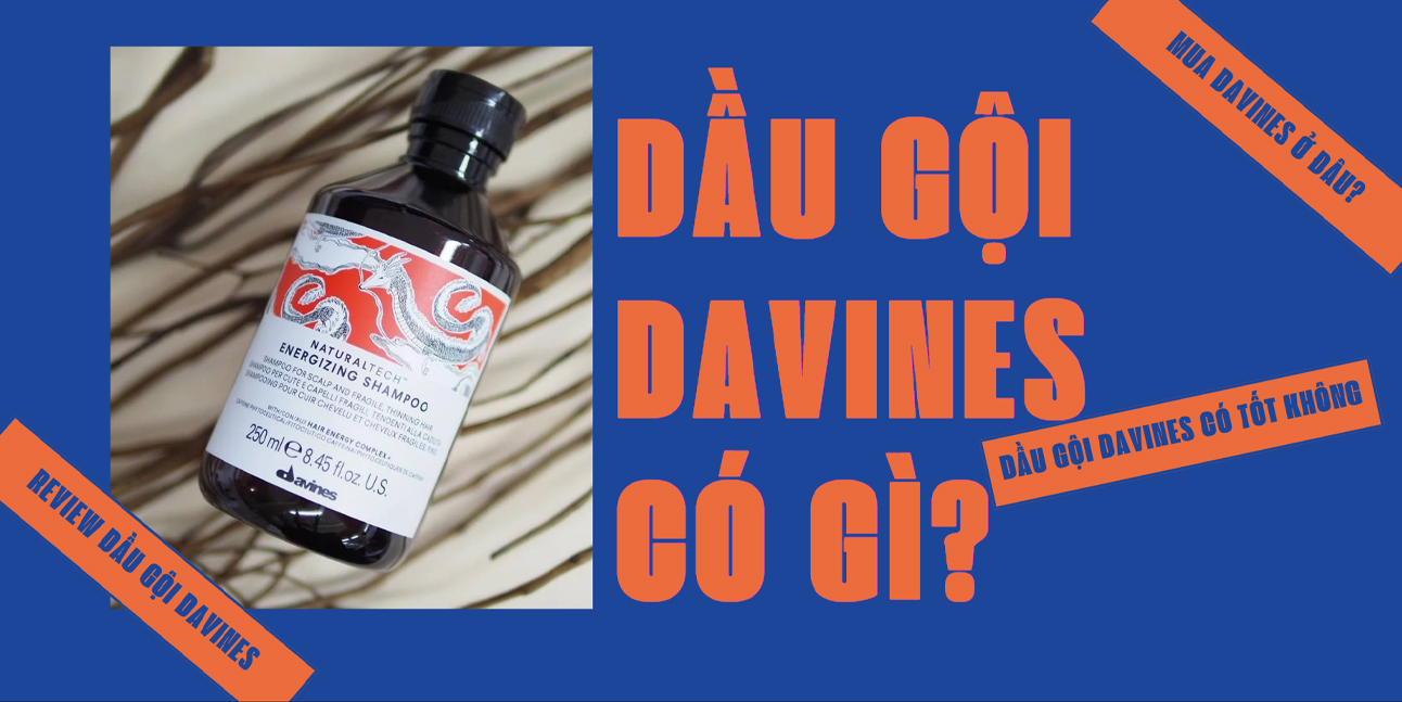 Review dầu gội Davines - Dầu gội trị rụng tóc hàng đầu 2022