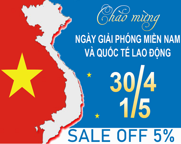 Chào mừng 30/4 - 1/5 SALE OFF 5% - Rạng ngời cùng mái tóc đẹp!