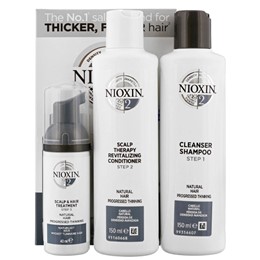 Bộ Dầu Gội Nioxin Số 2 Dành Cho Tóc Tự Nhiên, Thưa Mỏng Và Rụng Nhiều 150ml/300ml