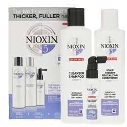 Bộ Dầu Gội Nioxin Số 5 Dành Cho Tóc Trung Bình, Nhuộm Và Rụng Nhẹ 150ml/300ml