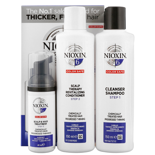 Bộ Dầu Gội Nioxin Số 6 Cho Tóc Tự Nhiên, Sử Dụng Hóa Chất, Thưa, Rụng Nhiều 150ml/300ml