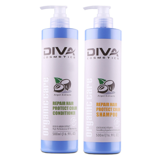 Dầu Gội Xả Diva Organic Dưỡng Màu Và Phục Hồi Tóc 500ml/750ml