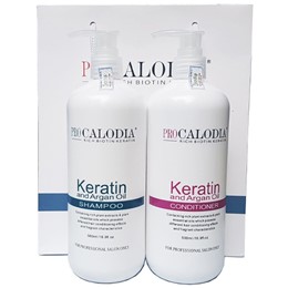 Dầu Gội Xả Calodia Keratin Phục Hồi Tóc Hư Tổn Và Khô Xơ 500ML