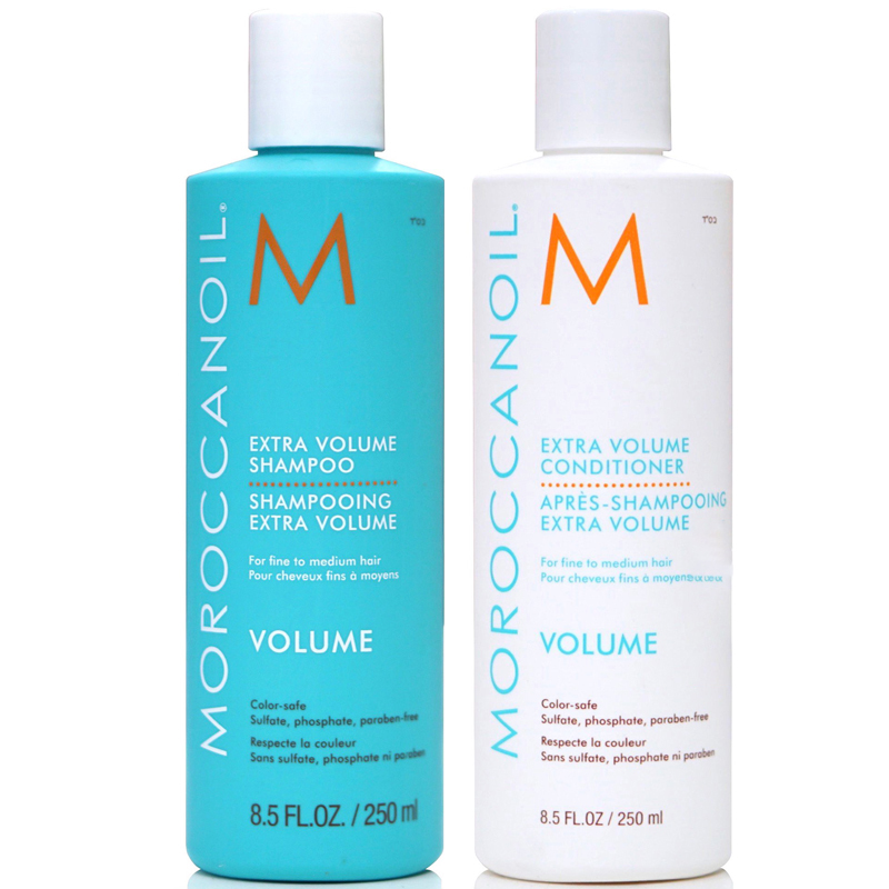 Bộ Dầu Gội Xả Moroccanoil Volume Extra Làm Dày Tóc 250ml