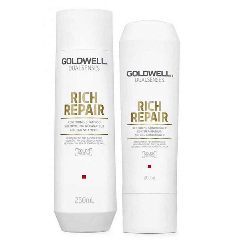 Bộ Dầu Gội Xả Goldwell Rich Repair Phục Hồi Tóc Khô Xơ, Hư Tổn 250ml/1000ml