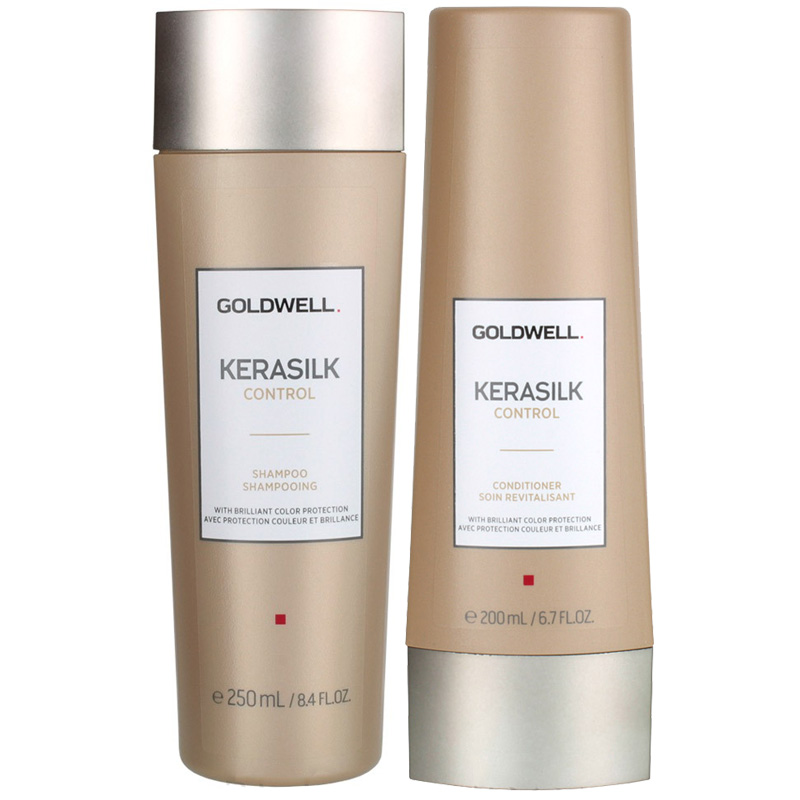 Bộ Dầu Gội Xả Goldwell Kerasilk Control Siêu Mềm Mượt 250ml/1000ml