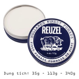 Sáp Reuzel Fiber Pomade Gốc Nước Giữ Nếp Tóc Chắc Có Độ Bóng Nhẹ