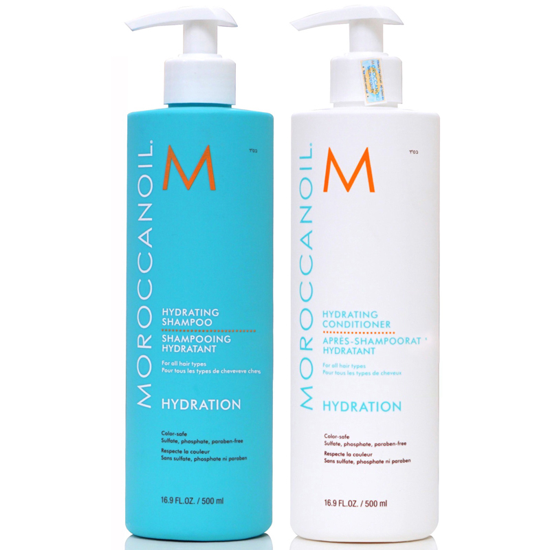 Dầu Gội Xả Moroccanoil Hydration Cấp Ẩm Cho Tóc 500ml