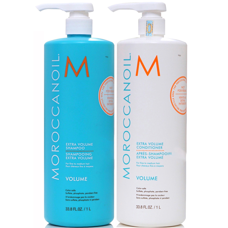 Bộ Dầu Gội Xả Moroccanoil Volume Extra Làm Dày Tóc 1000ml