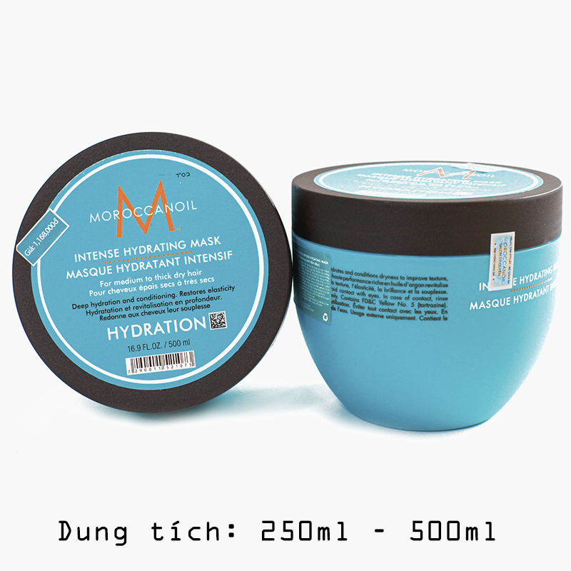 Kem Ủ Tóc Moroccanoil Hydration Intense Dưỡng Ẩm Sâu Cho Tóc 250ml/500ml