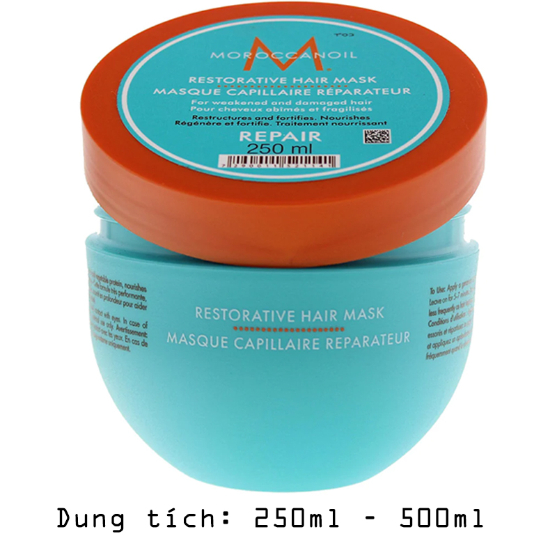 Hấp Dầu Moroccanoil Repair Restovative Phục Hồi Tóc Hư Tổn 250ml/500ml