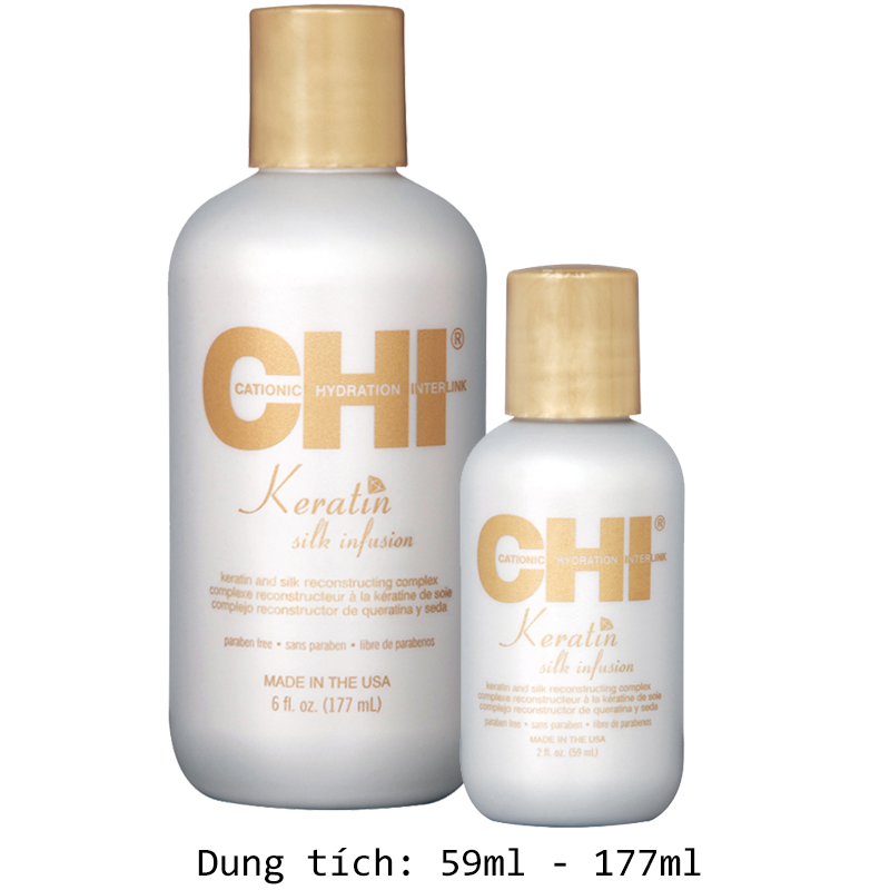 Tinh Dầu CHI Keratin Silk Infusion Dưỡng Bóng Tóc