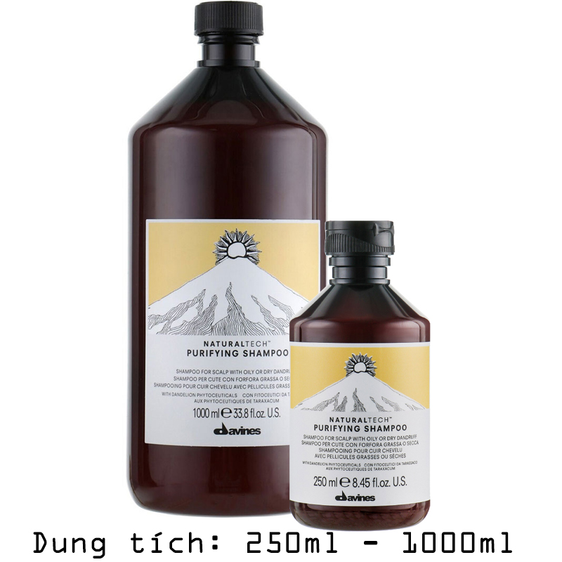 Dầu Gội Davines Purifying Thảo Dược Giúp Trị Gàu 250ml/100ml