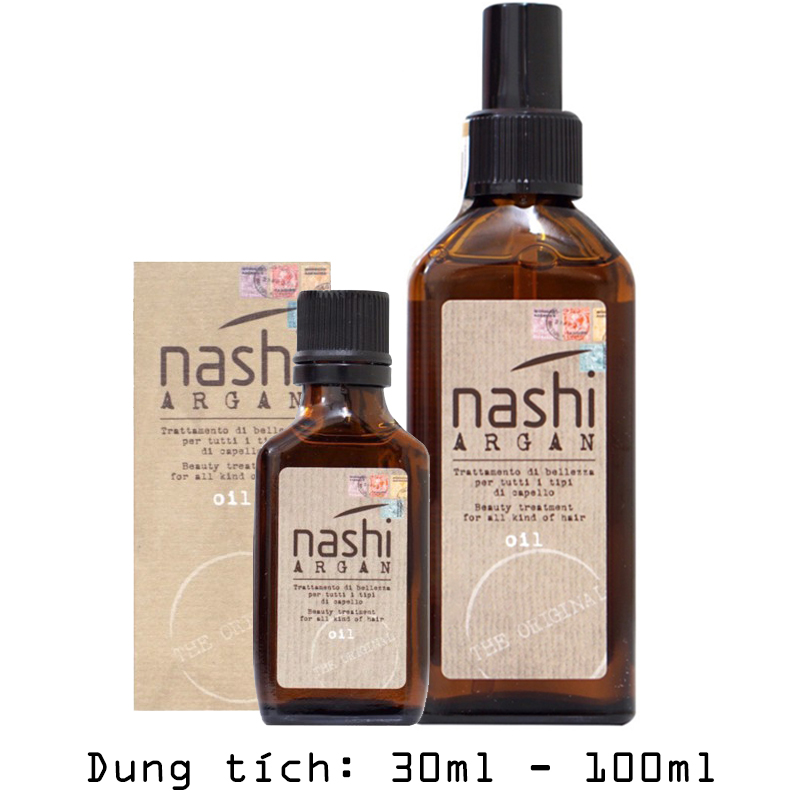 Tinh Dầu Nashi Argan Dưỡng Tóc Khô Hư Tổn 30ml/100ml