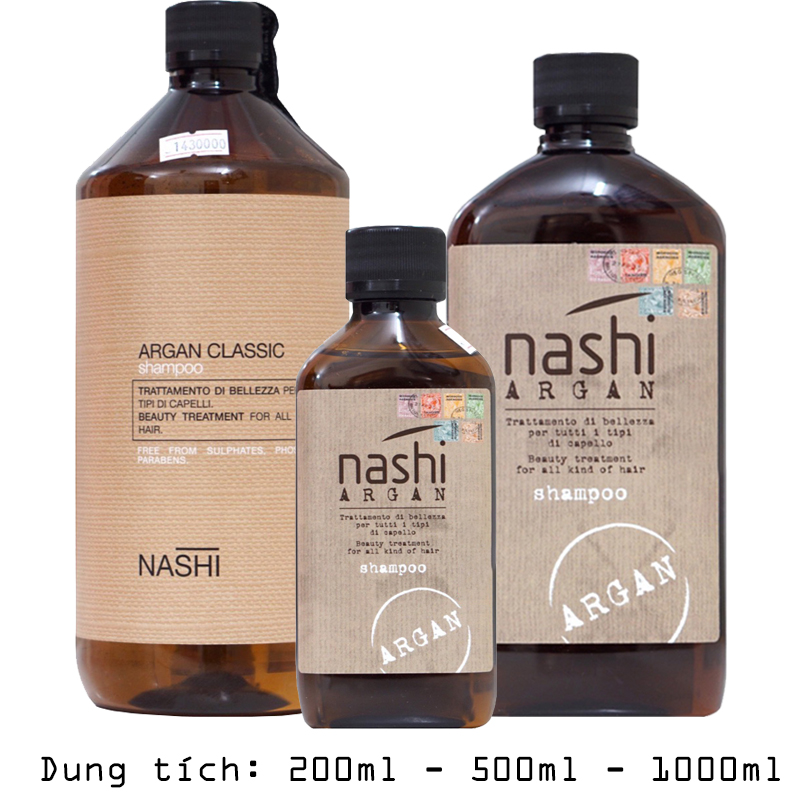 Dầu Gội Nashi Argan Phục Hồi Tóc Hư Tổn Chuyên Sâu Chính Hãng