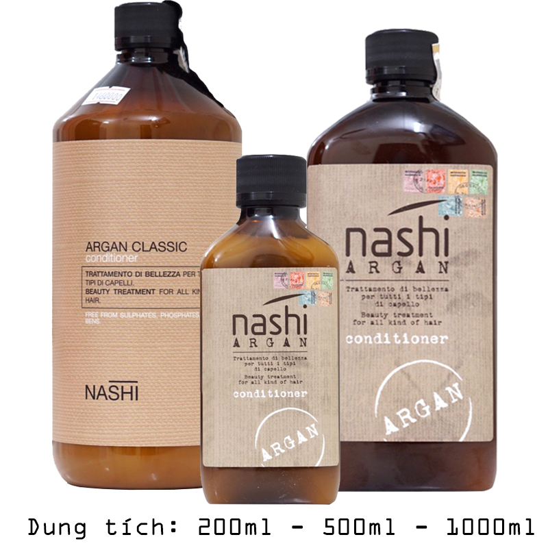 Dầu Xả Nashi Argan Phục Hồi Tóc Hư Tổn Chuyên Sâu Conditioner