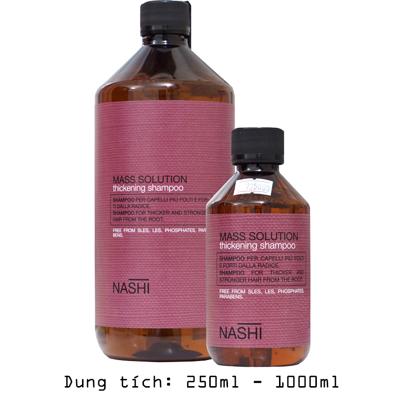 Dầu Gội Nashi Mass Solution Chống Rụng Và Làm Dày Tóc 250ml/1000ml