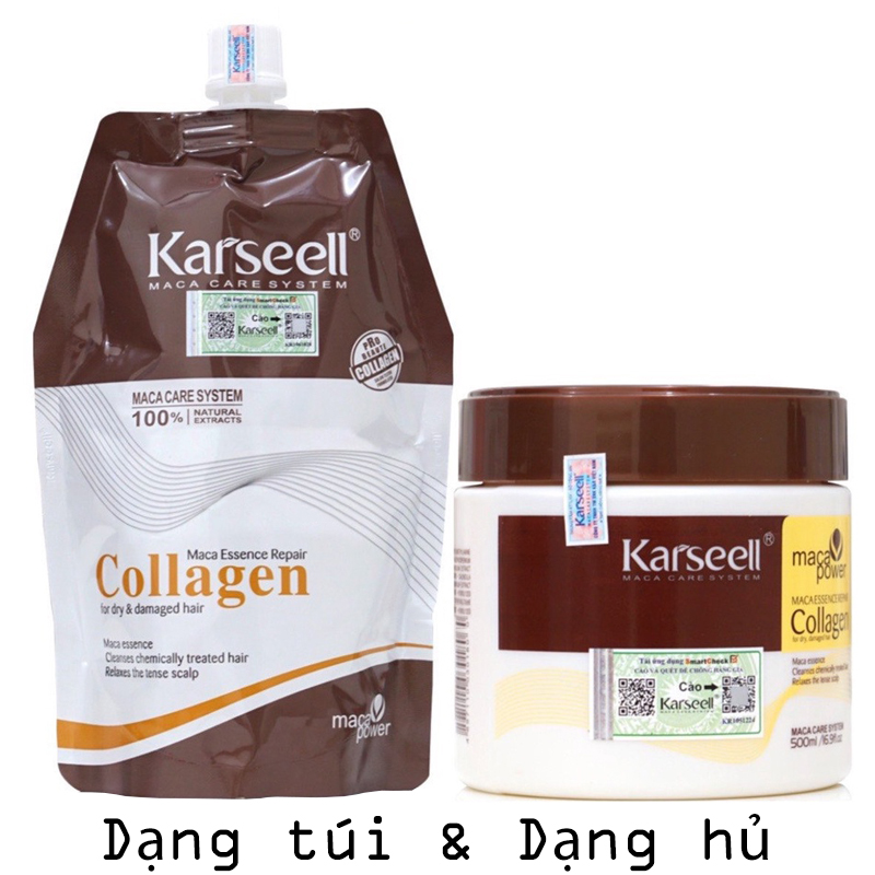 Hấp Dầu Collagen Karseell Maca 500ML