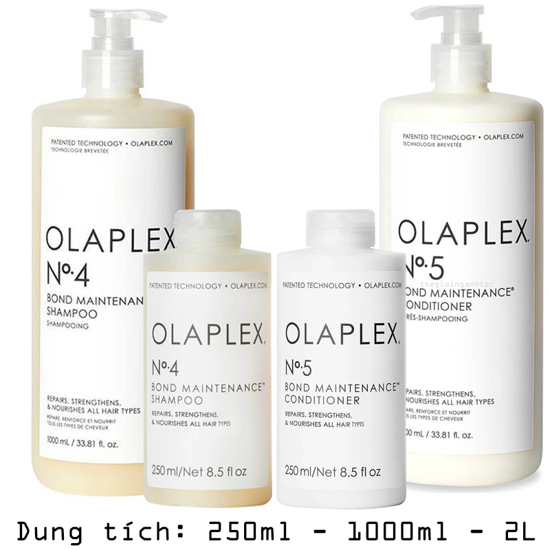 Dầu Gội Xả Olaplex Bond Hàn Gắn Liên Kết Lưu Huỳnh Tóc