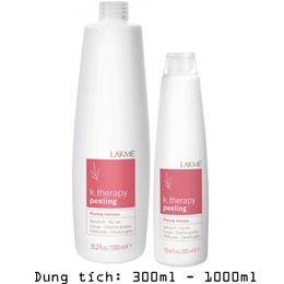 Dầu Gội Lakme Trị Gàu Tóc Dầu K.Therapy Peeling 300ml/1000ml
