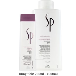 Dầu Gội SP Wella Clear Scalp Trị Gàu Và Làm Sạch Da Đầu 250ml/1000ml