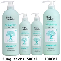 Dầu Gội Xả Biotin Collagen Anti Dandruff Trị Gàu Và Phục Hồi Tóc