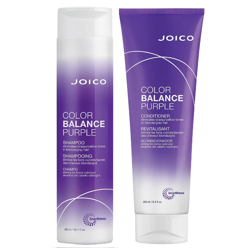 Dầu Gội Xả Tím Joico Balance Purple Khử Ánh Vàng 300ml