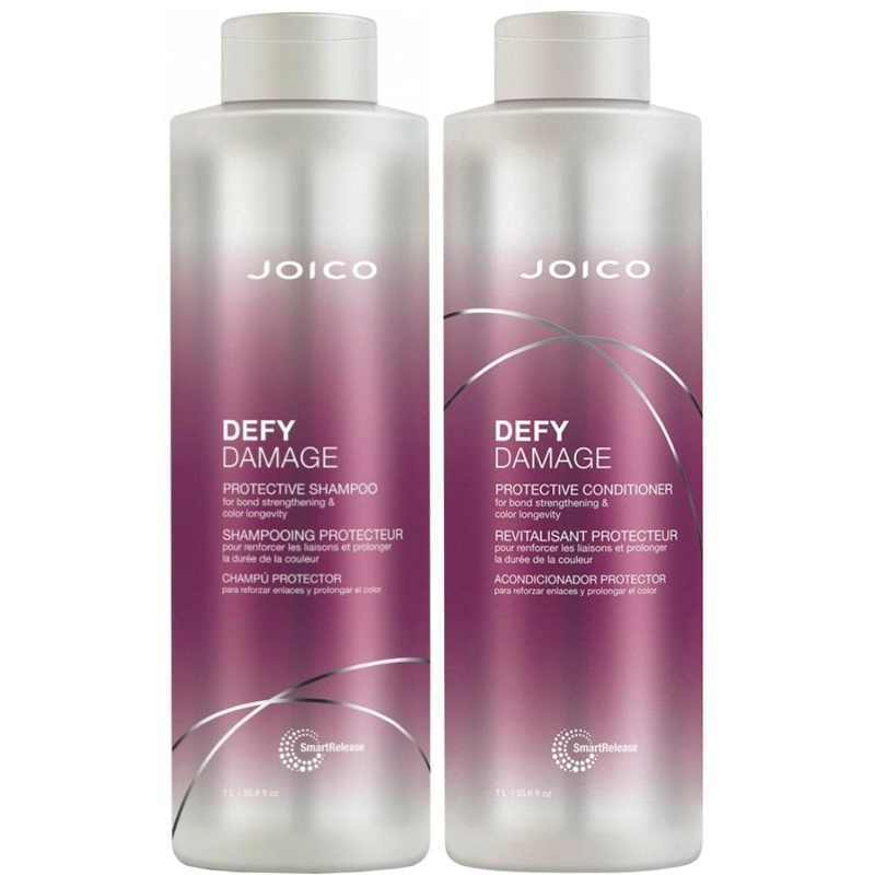 Bộ Dầu Gội Xả Joico Defy Damage Giảm Gãy Rụng Và Phục Hồi Tóc 1000ml