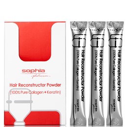 Bột Sophia Collagen Và Keratin Phục Hồi Tóc Hư Nát 10x3g