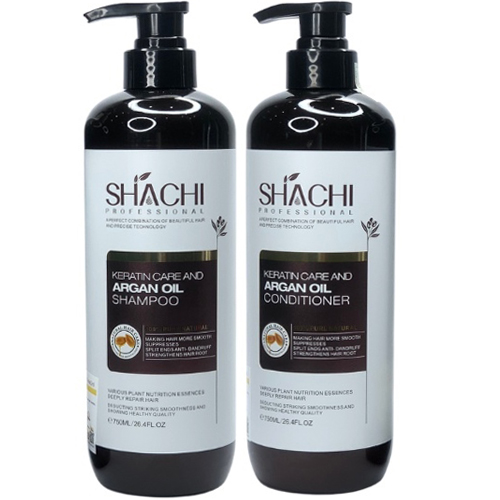 Dầu Gội Xả Shachi Phục Hồi Tóc Keratin Care And Argan Oil 750ml