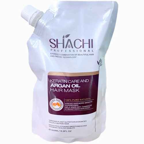 Hấp Dầu Shachi Suôn Mượt Keratin Care And Argan Oil 500ml
