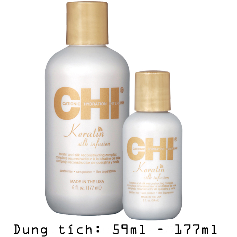Tinh Dầu CHI Keratin Silk Infusion Dưỡng Bóng Tóc