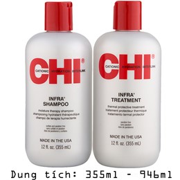 Bộ Dầu Gội Xả CHI Infra Phục Hồi Tóc Khô Xơ Và Hư Tổn