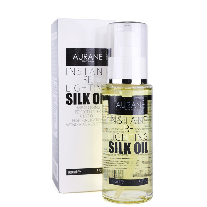 Tinh Dầu Aurane Dưỡng Bóng Tóc Olive Instant Re Lighting Silk Oil 100ml