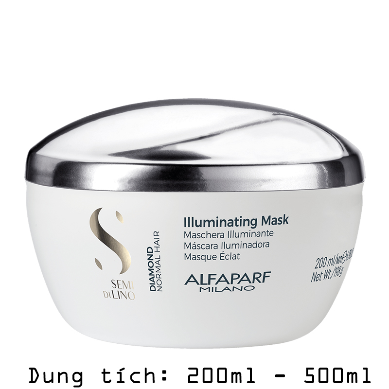 Mặt Nạ Alfaparf Dưỡng Tóc Bóng Mượt Diamond Illuminating Mask 200ml/500ml