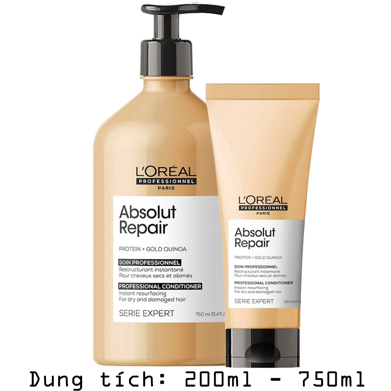 Dầu Xả L'oreal Absolut Repair Phục Hồi Tóc Chuyên Sâu 200ml/750ml