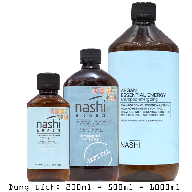 Dầu Gội Nashi Argan Essential Energy Ngăn Ngừa Rụng Tóc Và Hỗ Trợ Mọc Tóc