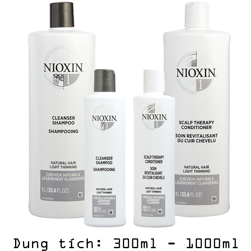 Dầu Gội Xả Nioxin Số 1 Chống Rụng Và Kích Thích Mọc Tóc