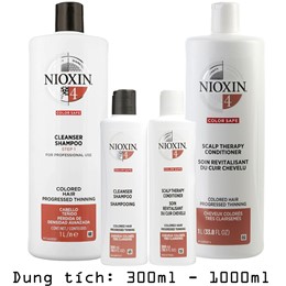 Dầu Gội Xả Nioxin Số 4 Chống Rụng Và Kích Thích Mọc Tóc