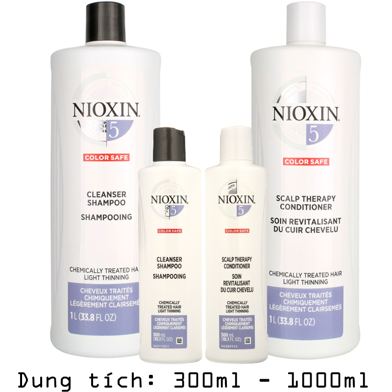 Dầu Gội Xả Nioxin Số 5 Chống Rụng Và Kích Thích Mọc Tóc