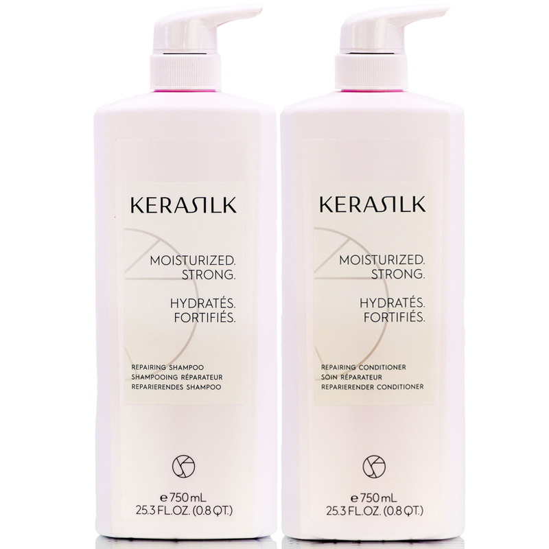 Dầu Gội Xả Goldwell Kerasilk Repairing Phục Hồi Siêu Mềm Mượt 750ml