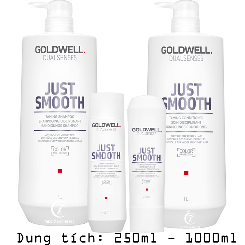 Dầu Gội Xả Goldwell Just Smooth Suôn Mượt Tóc 250ml/1000ml