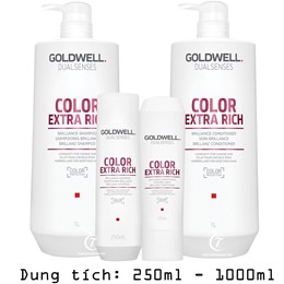 Dầu Gội Xả Goldwell Color Dưỡng Màu Tóc Nhuộm Extra Rich 250ml/1000ml