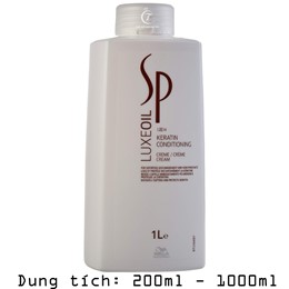 Dầu Xả Sp Wella Luxe Oil Phục Hồi Tóc Chuyên Sâu Keratin Conditioner