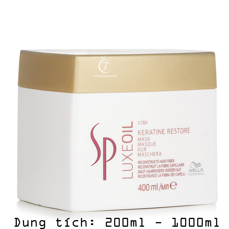 Hấp Dầu SP Wella Luxe Oil Phục Hồi Tóc Keratine Restore Mask