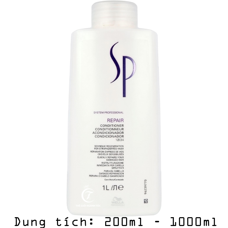 Dầu Xả SP Wella Repair Phục Hồi Tóc Hư Tổn 200ml/1000ml