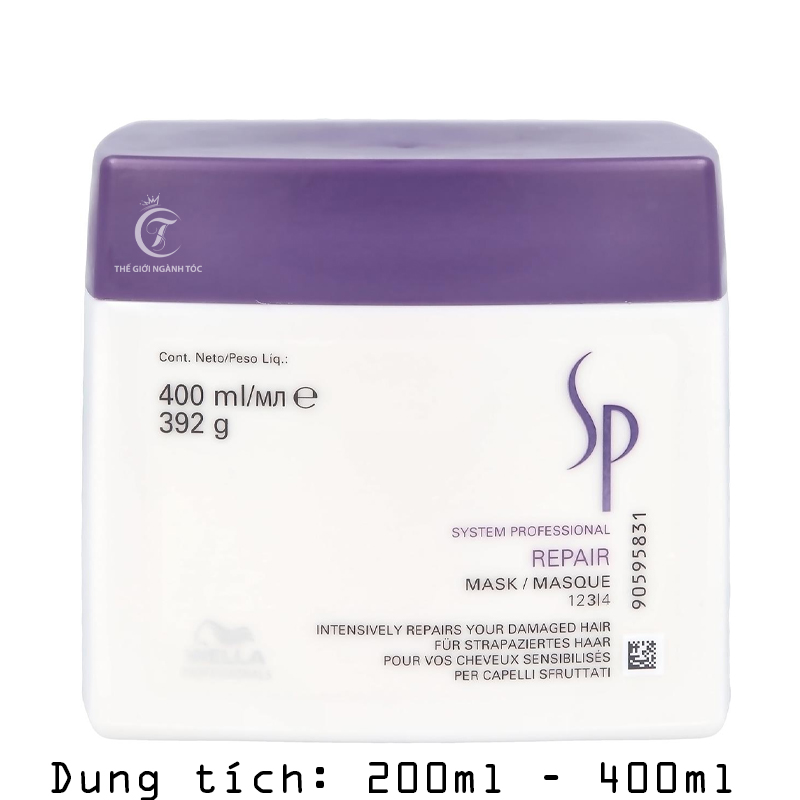 Hấp Dầu SP Wella Repair Phục Hồi Tóc Hư Tổn 200ml/400ml